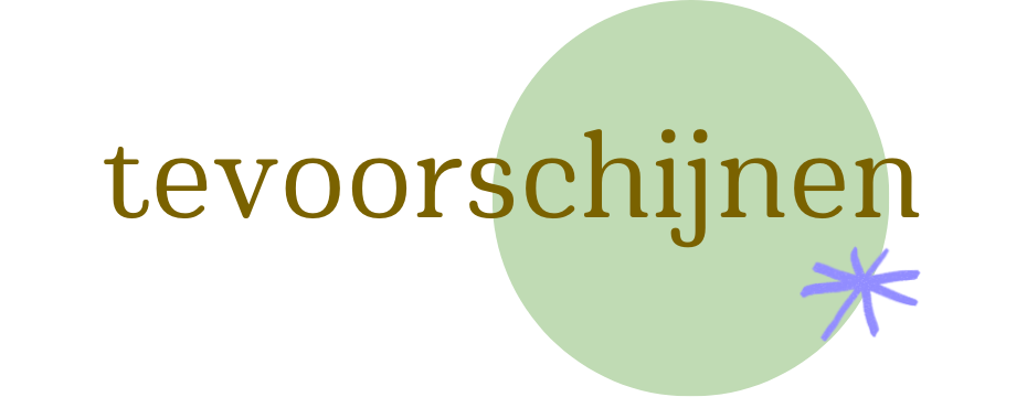 tevoorschijnen